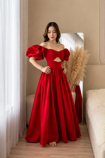 Cherry-Red Rosalie Dream Dress