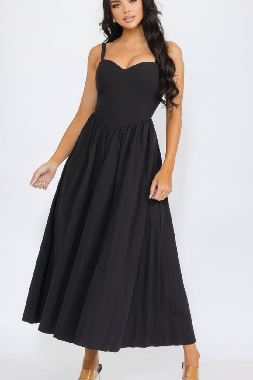 Ruby Black Corset  Dress