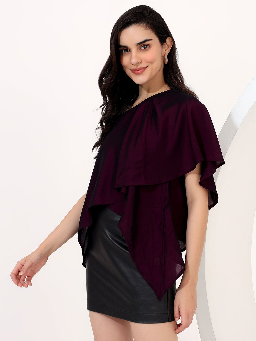 Violate one shoulder top